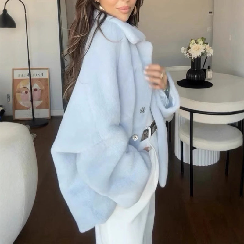 Veste fausse fourrure